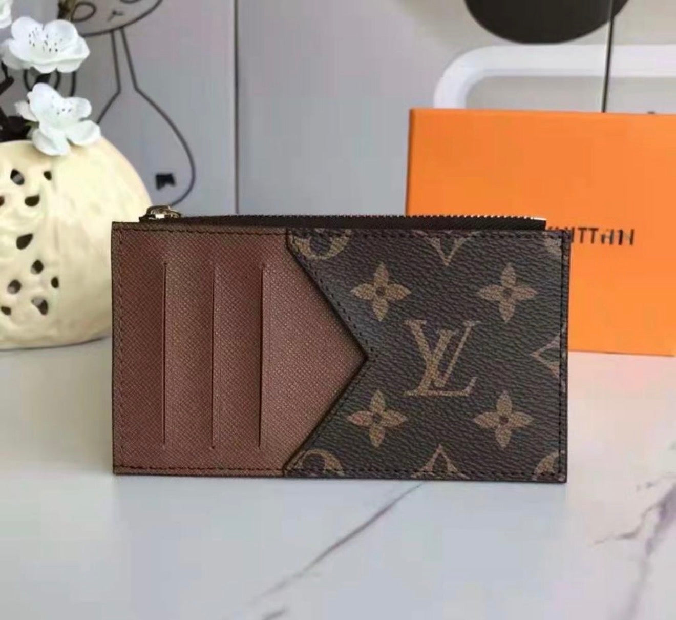 portacarte con zip